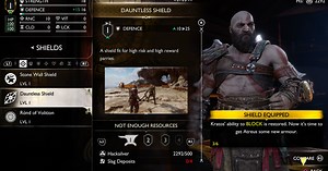Should you choose the Dauntless or Stone Wall Shield in God of War Ragnarok?