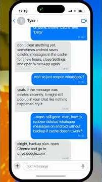 Your Deleted WhatsApp Chat Might Still Be There #AndroidTips #WhatsAppRecovery #Shorts