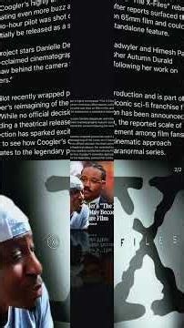 RYAN COOGLER TO REBOOT THE X-FILES TV SERIES #everydaylivintv #ryancoogler #thexfiles #sinners