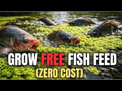 Grow Free Fish Feed In A Storage Tub. Doubles Every 3 Days. NASA Tested It.