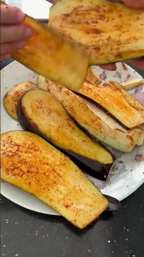 The only way I cook eggplant now #cooking #eggplant #yummy