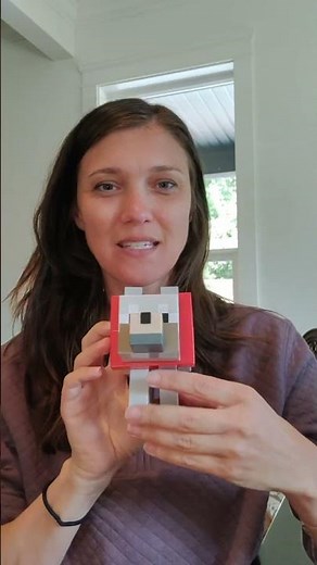 Mattel Minecraft Fusion Wolf Figure Craft-a-Figure Review #minecraftwolf ‪@MinecraftMomReviews‬