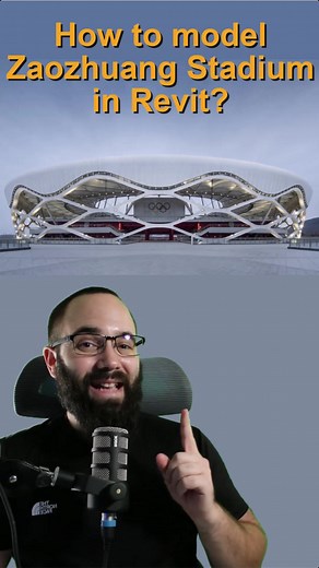 Modeling Zaozhuang Stadium in Revit: A Step-by-Step Guide