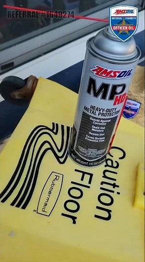 Stop the RUST on Mop Bucket Wheels (AMSOIL Heavy-Duty Metal Protector) #rust #diy #amsoil #shorts