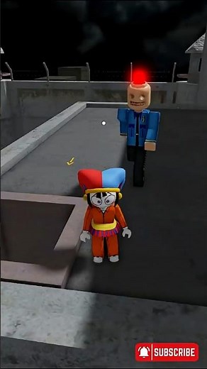 POMNI ESCAPES SIREN COP'S PRISON! 🚨👮 (Roblox Obby)