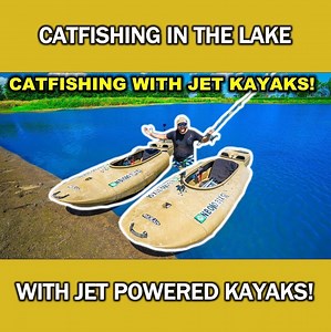 Spending the day catfishing in the lake with jet powered kayaks!! 🐈 🎣 | Fishing with Flair