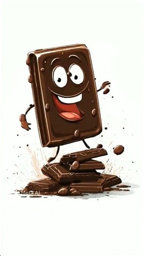 🍫 Dancing Chocolate | Funny Short #kidslearning #chocolate .