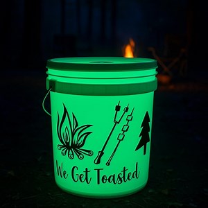 Glowing Camping Bucket Light, Custom Lantern for Campsites, RV, Backyard, Glamping, Magical Glow, Campfire Accessories - Etsy Canada
