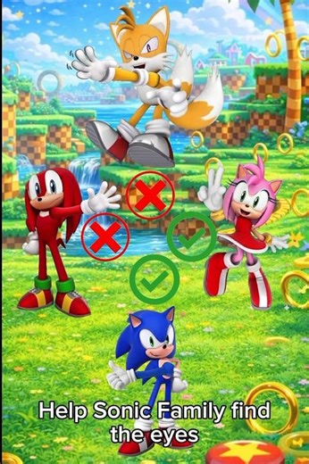 Help Sonic Family find their face #cartoon #minecraft