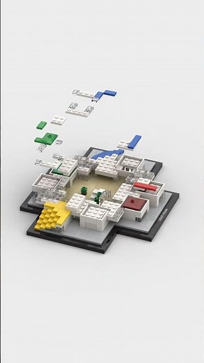 Lego Architecture Lego House 21037 Build Animation #shorts