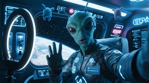 J’arrive bientôt ! Normalement… #fyp #foryoupage #alien #ia