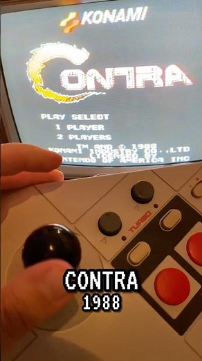 The first cheat code I learned! The Konami Code for Contra (1988) #retro #80s #nostalgia