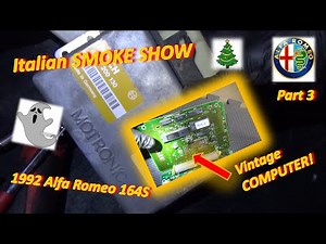 (Pt 3) Italian SMOKE SHOW! ('92 Alfa Romeo 164S - Crazy COMPUTER!)