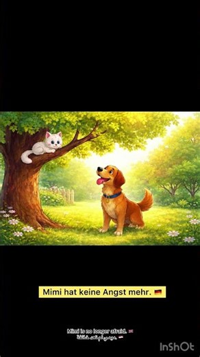 Mini story moment 🇩🇪✨Full German story on my channel! #deutschmitmaha #german