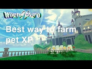 Roblox world zero best way to farm pet XP