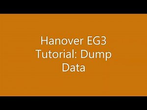 Hanover EG3 Tutorial: Dumping Data onto an USB-Stick