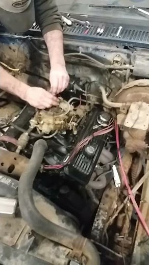 Chevy 305 with Summit 1787 Cam at idle walk around.