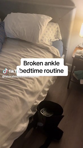 Cannot wait to sleep on my side again one day 😴 #brokenankle #anklebreak #brokenbone #elevationpillow #fracturedfibula #anklefracturerecovery #brokenanklerecovery