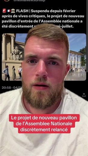 Le projet de nouveau pavillon de l’Assemblee Nationale discrètement relancé