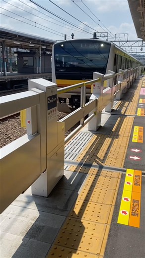 南武線 府中本町駅 E233系8000番台 入線 #鉄道 #南武線 #e233系8000番台