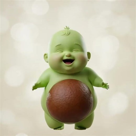 crying and happy avocado babies 😢😊🥑 #shorts