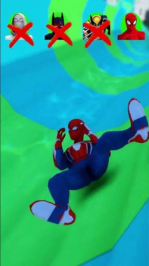Superhero water slide challenge Ep466 #gta5 #gta #spiderman