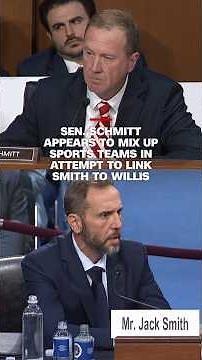 Sen. Schmitt appears to mix up sports teams in attempt to link Smith to Willis