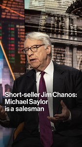 Short-seller and Chanos & Company Founder Jim Chanos responded to Michael Saylor, who yesterday said that Chanos doesn’t understand Strategy’s business model. Chanos fired back that Saylor is “a wonderful salesman.” This dispute comes after Chanos recently recommended to short the shares of Strategy and buy Bitcoin instead. Read more via our lin in bio. | Bloomberg Television