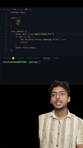 No try/catch block yet Golang handles error flawlessly. Here's how?