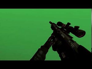 Sniper with Sound Effect - Green Screen + Download (Mega)