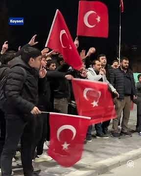 A Milli Futbol Takımı'nın Dünya Kupası’na katılması coşkuyla kutlandı