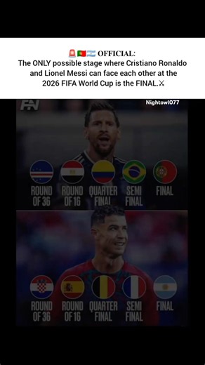Only way for MESSI v RONALDO🥶🔥#football #fifaworldcup2026 #messi #ronaldo #messivsronaldo #goat