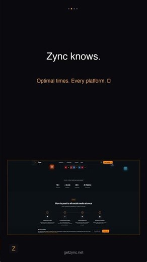Zync knows the BEST time to post on every platform #Shorts