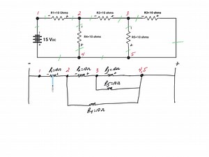 Breaking Down a series-parallel circuit