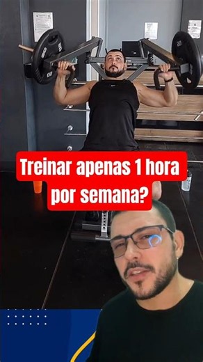 Treinar apenas 1 hora por semana dá resultado?
