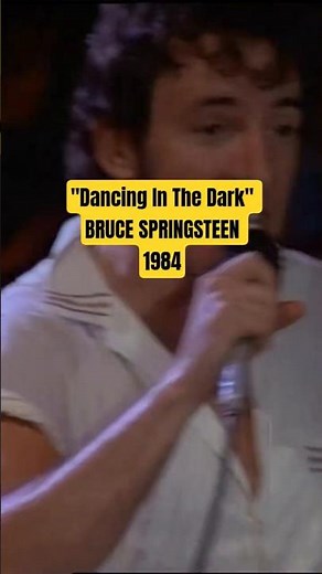 "Dancing In The Dark" - BRUCE SPRINGSTEEN 1984 🎸 #brucespringsteen #dancinginthedark #80smusic #rock