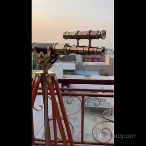 Vintage Brass Telescope With Wooden Tripod Stand, Nautical Maritime Spyglass Decor Antique-style Explorer Gift - Etsy
