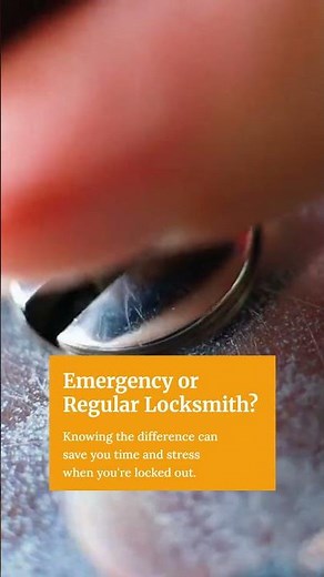 Emergency vs Regular Locksmith Services Explained