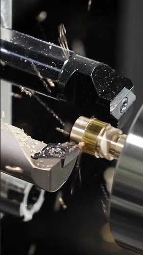 Tooling Demonstration - Automatic lathe #shorts #cnc #machine #cuttingtools #tools