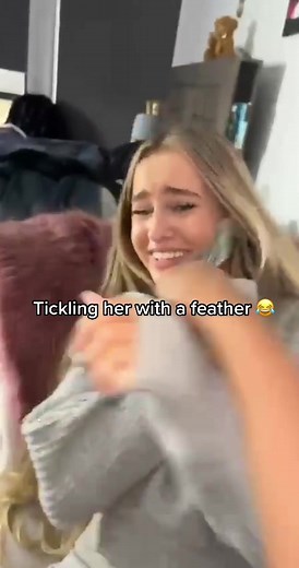 Tickling Her with a Feather - Couples Comedy Video