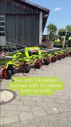 🆕 New VOLTO tedders with 13.0 and 15.10 m working width and innovative chassis design❗️🤩 #claas