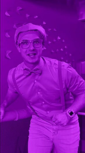 EVERYTHINGS VIOLET! Butterfly Vision! #shorts #Blippi