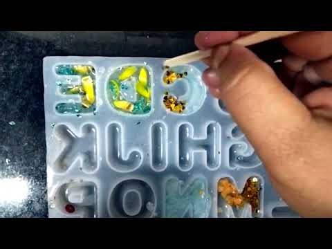 Resin Art for Beginners | Keychain Making Tutorial