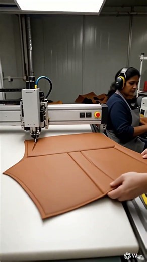 How Lion Leather Is Made Inside a Modern Factory 🥔➡️ | Full Video in description #shorts