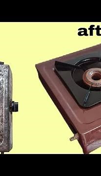how to paint steel stove at home #steelstovepaint # diy painting gas stove