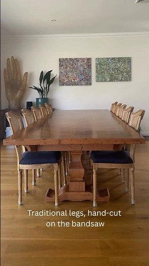Inside the 3.8m Parquetry Dining Table We Built for Tallulah & Rick