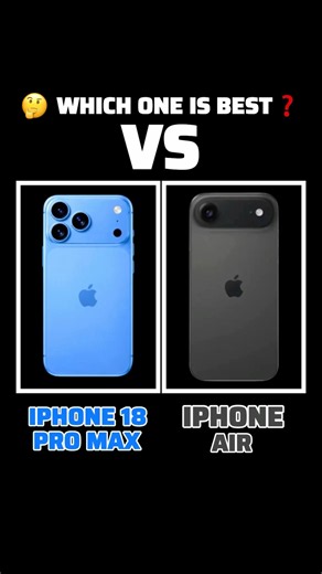 iPhone 18 Pro Max VS iPhone Air Review