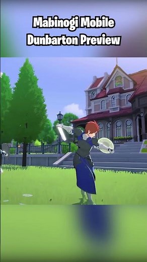 Mabinogi Mobile: Dunbarton Showcase #mabinogi #gaming #shorts
