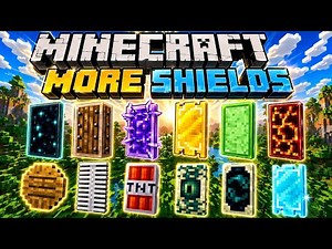 Minecraft More Shields Mod – Custom Shields Showcase | New Designs & Features