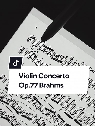 Explore Brahms Violin Concerto Op.77 Masterpiece